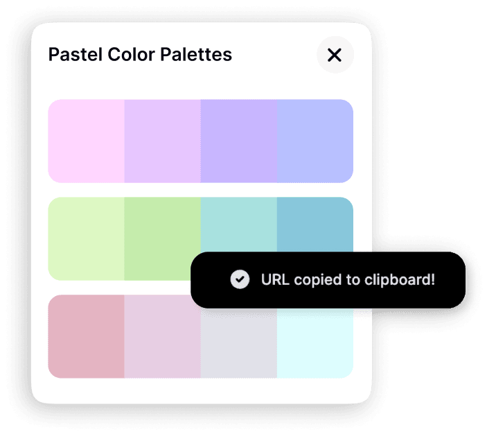 Instantly Share Your Color Schemes on Any Platform