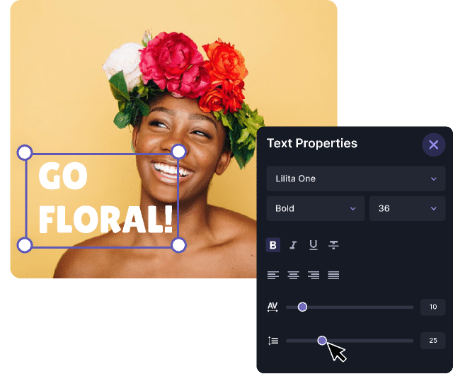 Easily Format Your Caption on Photos