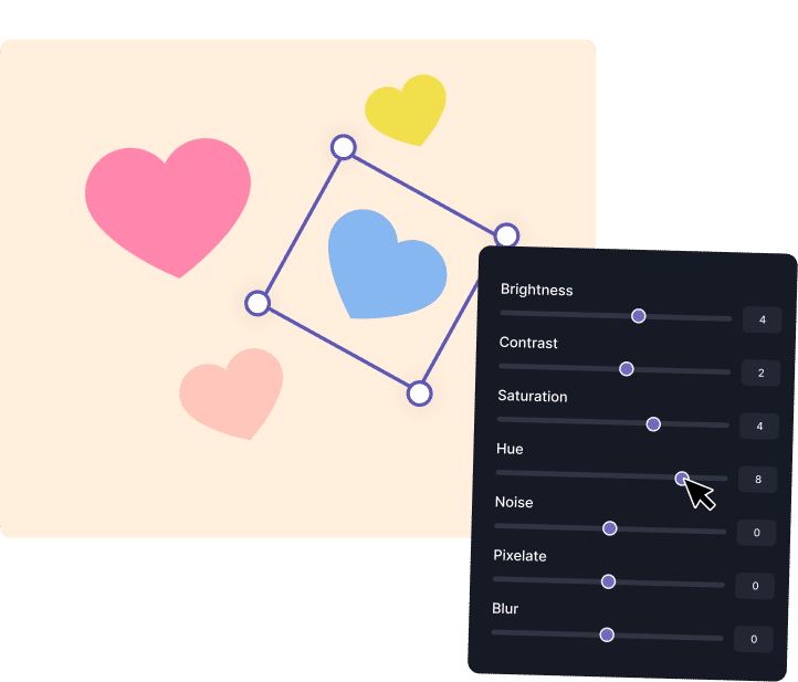 Easy-to-Use Hearts Photo Editor