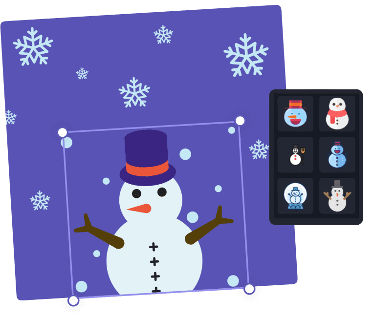 Add Fun Emoticons & Snow Effects