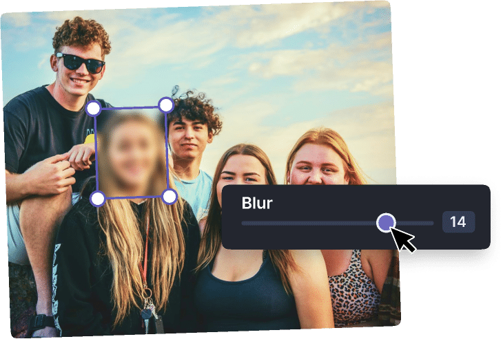 Censor an Image Using Blur Tool