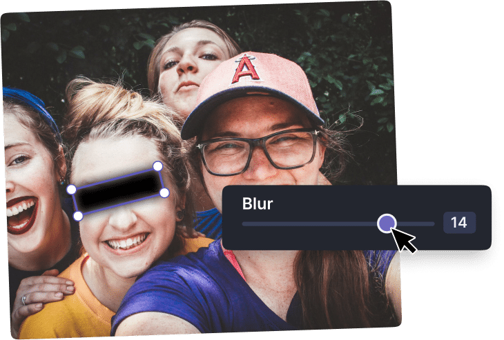 Add Eye Censor Bar Overlay on an Image