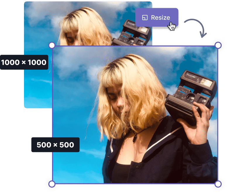 Change Photo Quality Using Resize Tool