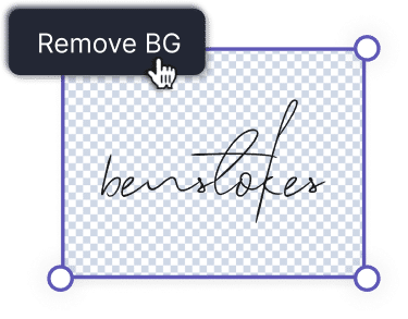  How to make a transparent background on a signature