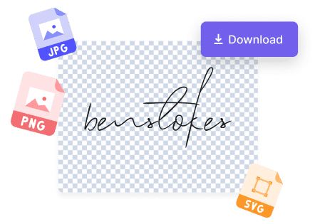 Download your transparent signature image