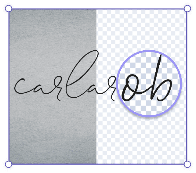 Remove Signature Background without Losing Quality