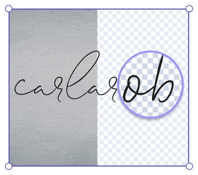 Remove Background from Signature Online