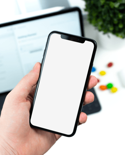 Free Hand Holding Phone Mockup Images - Instant, Easy & Online