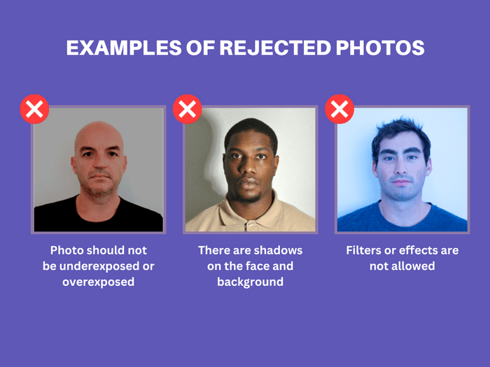 Bad Passport Photo Examples