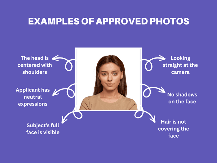 Acceptable Passport Photo Example
