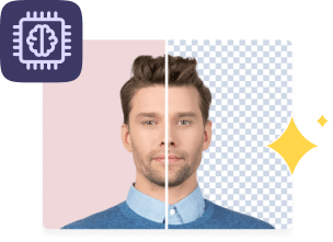 AI processes the image